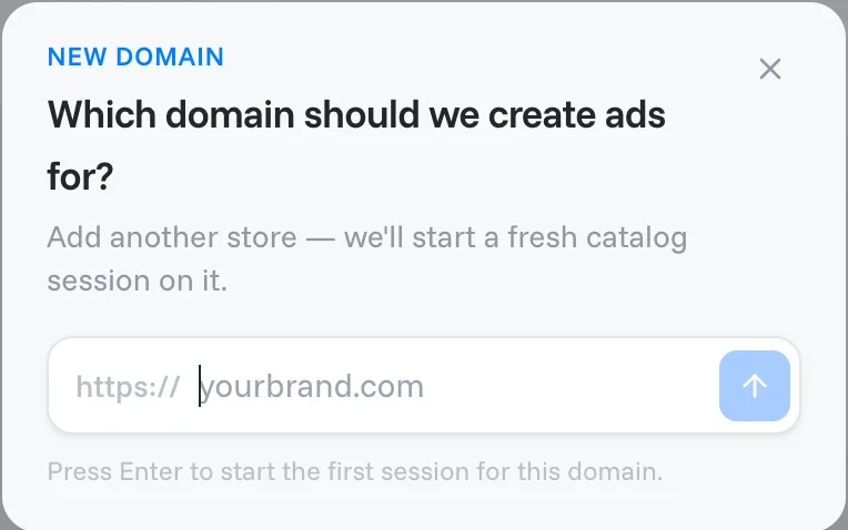 Adding a domain