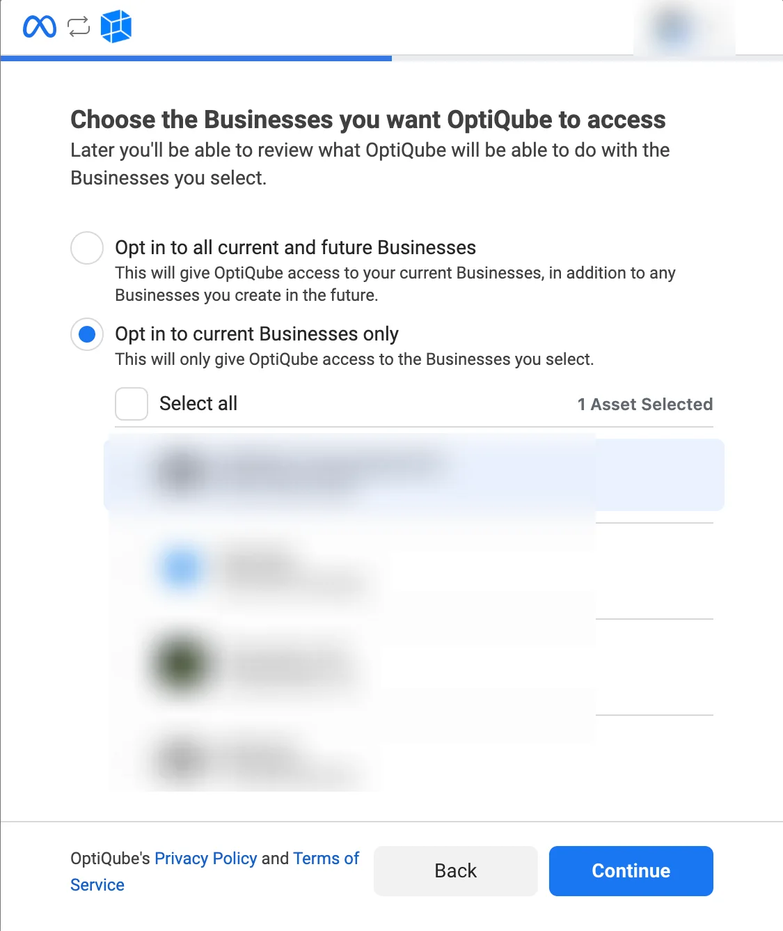 Choosing the Businesses